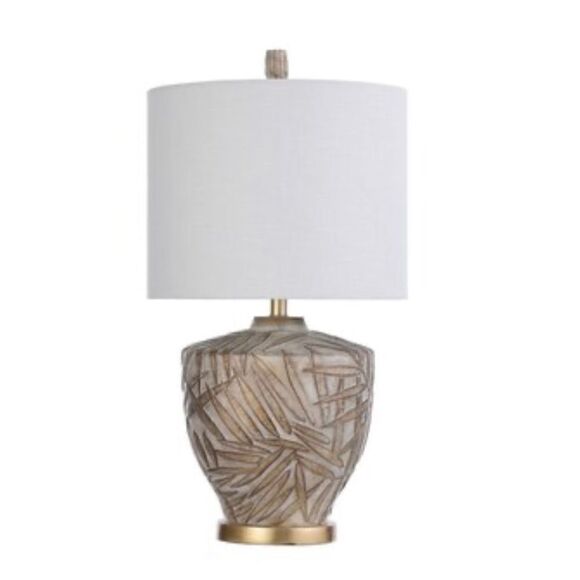 Stylecraft Home Collection Lalita Table Lamp Empire Shade Gold Metal Base NWT - Picture 1 of 9
